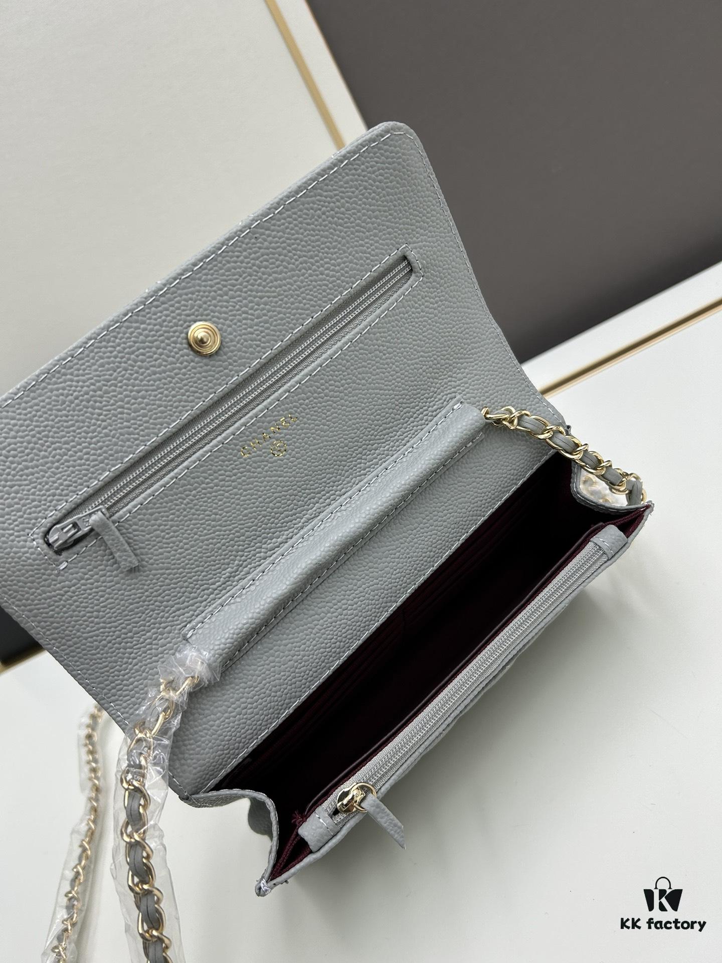 Chanel WOC Classic Fortune Bag with Box (33814 Ball Texture) - Can Be Worn as Crossbody, Shoulder or Clutch