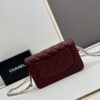 Box Included (33814 Lambskin) Chanel WOC Classic Fortune Bag, Crossbody or Shoulder Wear, Chain Stowable Inside for Clutch Use