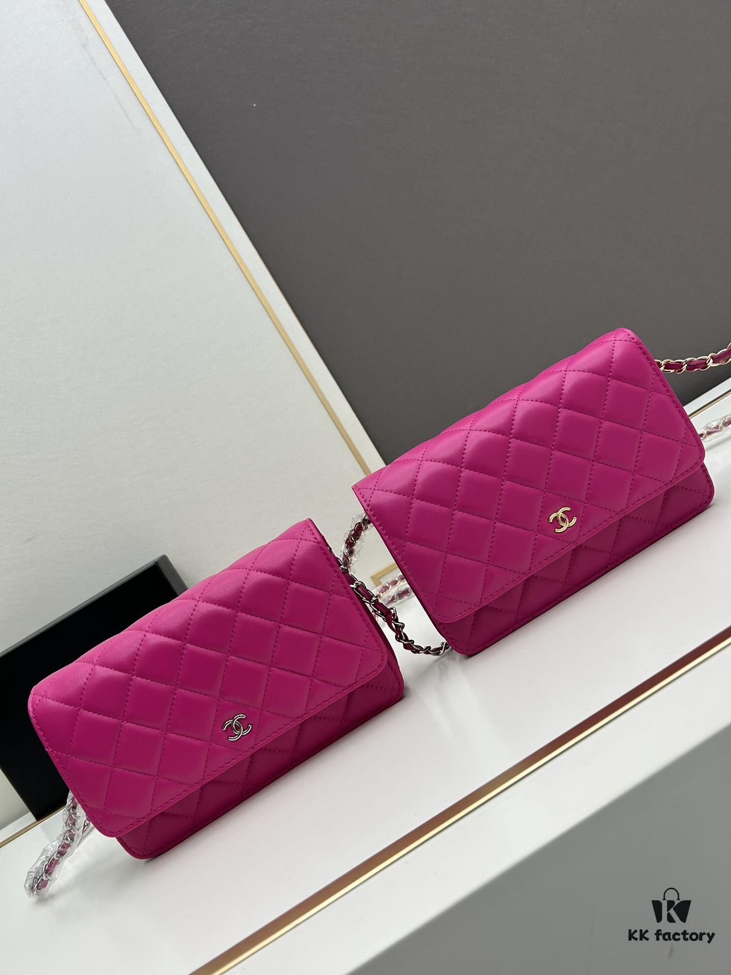 Chanel WOC Classic Fortune Bag with Box (33814 Lambskin) - Can Be Worn Crossbody, Shoulder or as Clutch