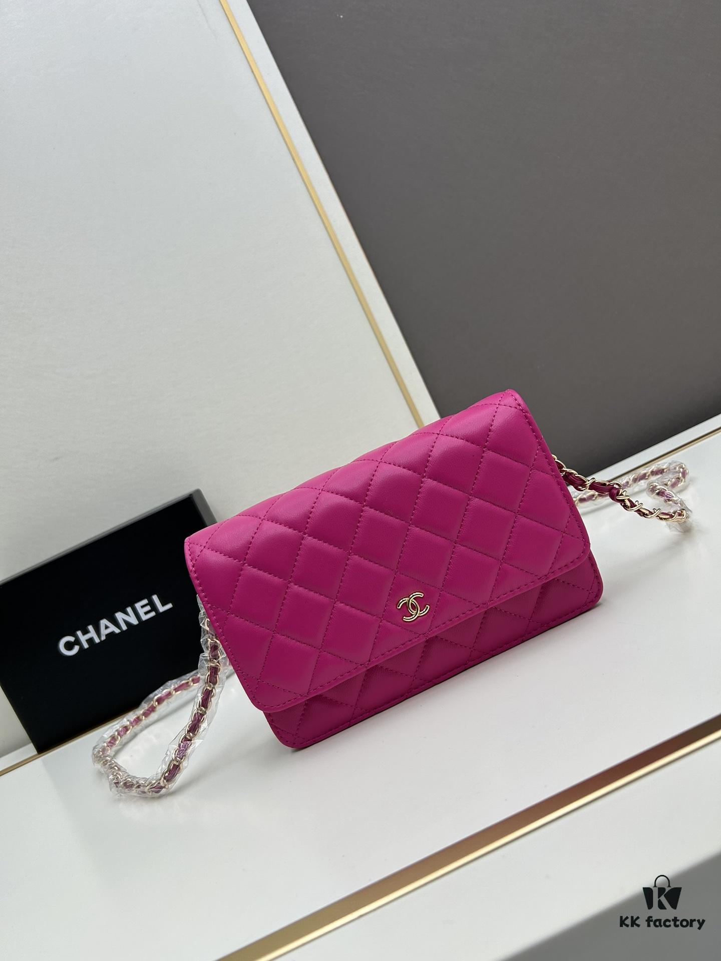 Chanel WOC Classic Fortune Bag with Box (33814 Lambskin) - Can Be Worn Crossbody, Shoulder or as Clutch