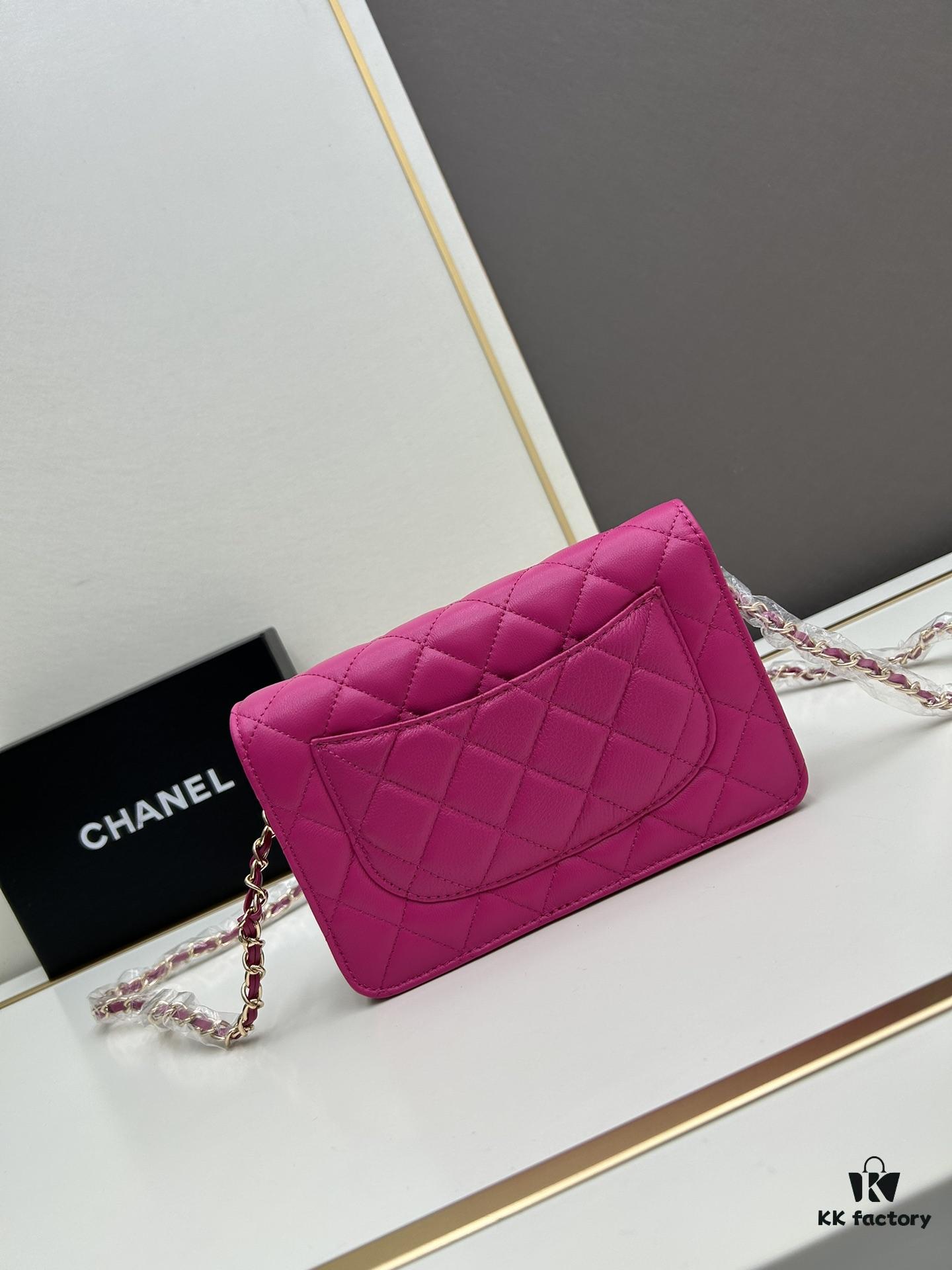 Chanel WOC Classic Fortune Bag with Box (33814 Lambskin) - Can Be Worn Crossbody, Shoulder or as Clutch