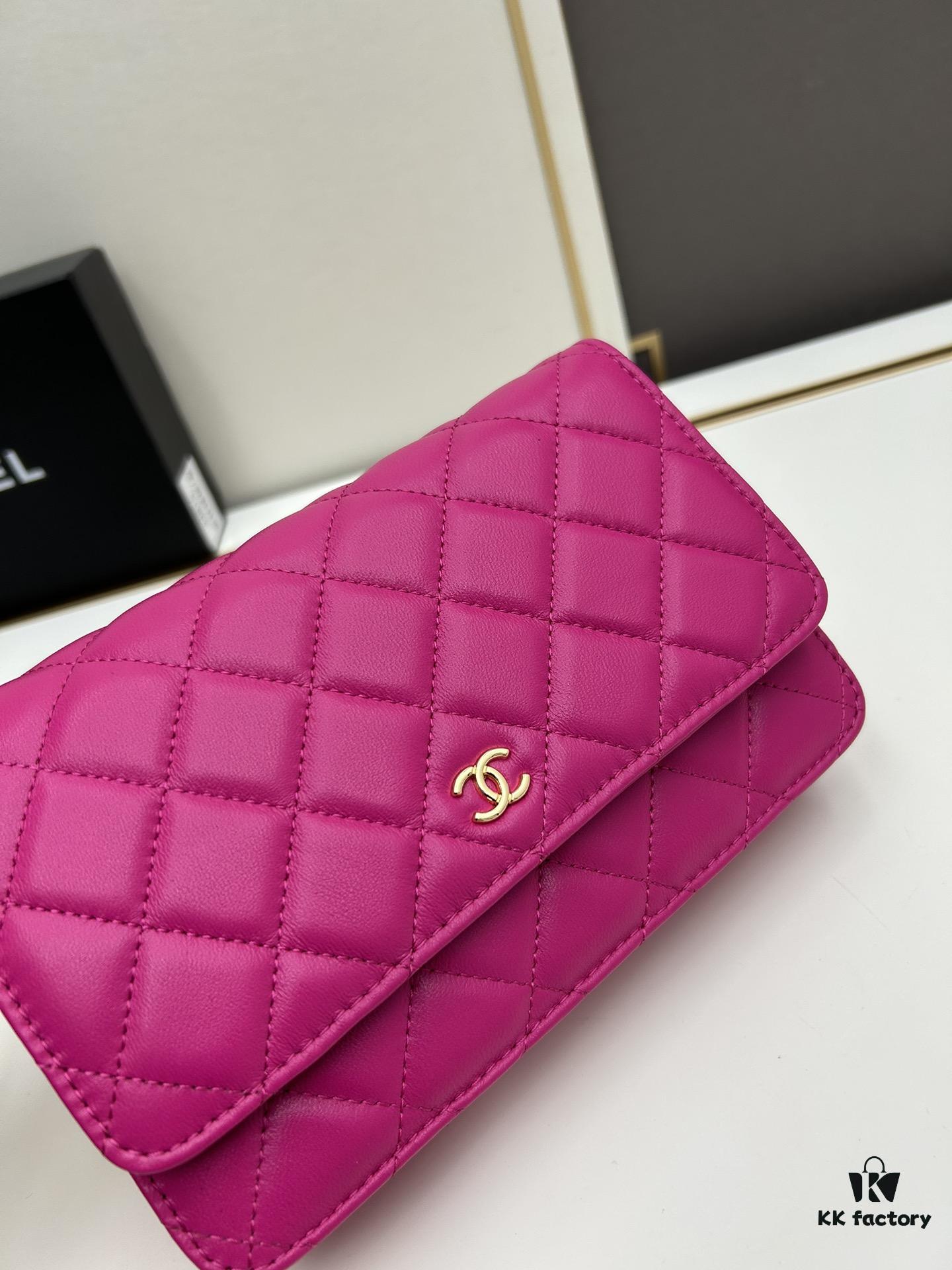 Chanel WOC Classic Fortune Bag with Box (33814 Lambskin) - Can Be Worn Crossbody, Shoulder or as Clutch