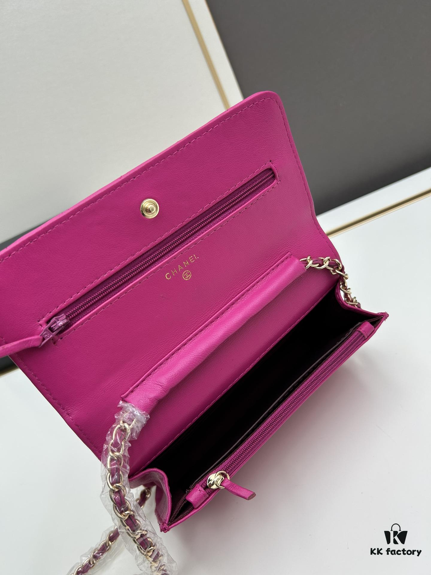 Chanel WOC Classic Fortune Bag with Box (33814 Lambskin) - Can Be Worn Crossbody, Shoulder or as Clutch