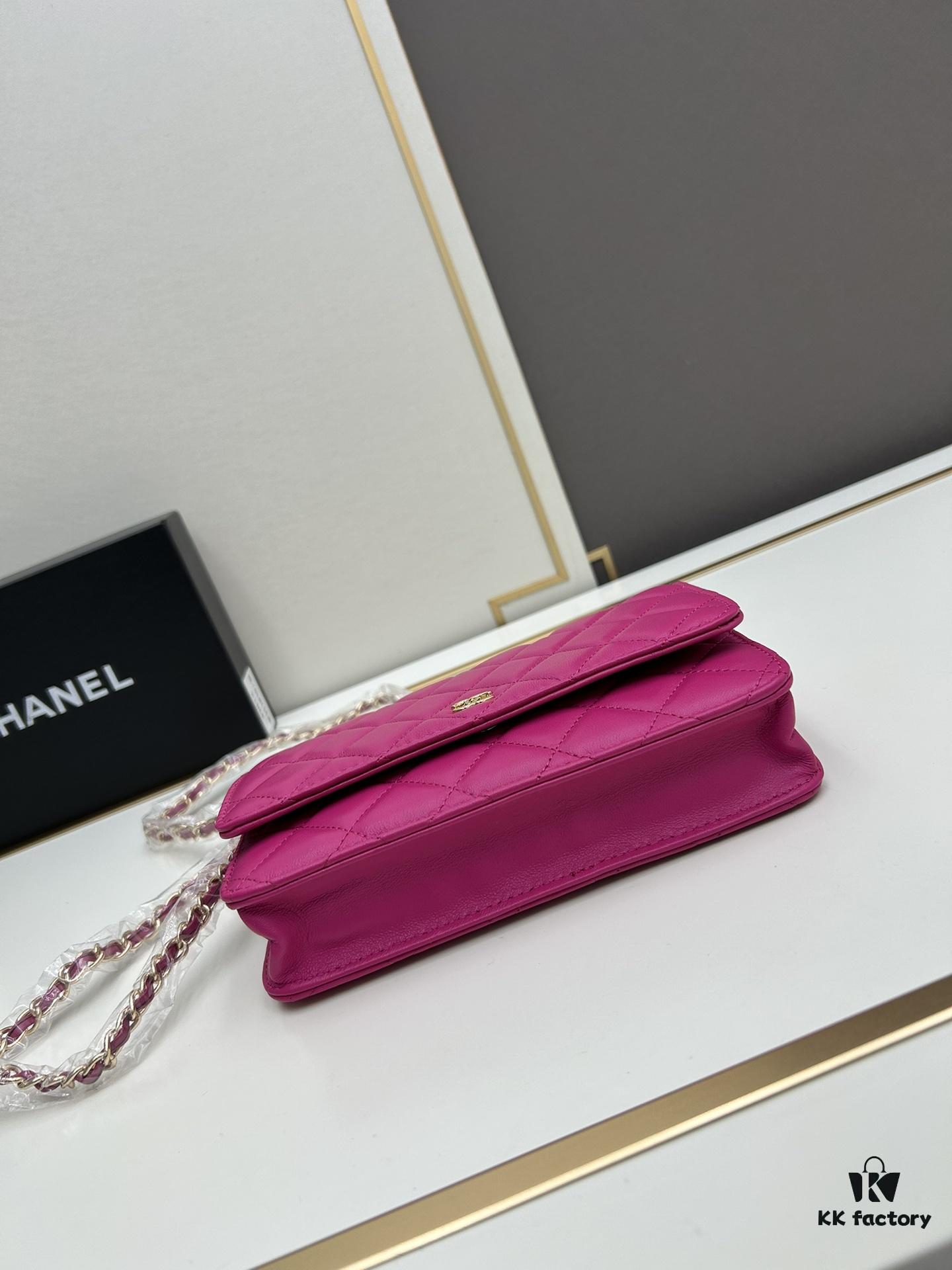Chanel WOC Classic Fortune Bag with Box (33814 Lambskin) - Can Be Worn Crossbody, Shoulder or as Clutch