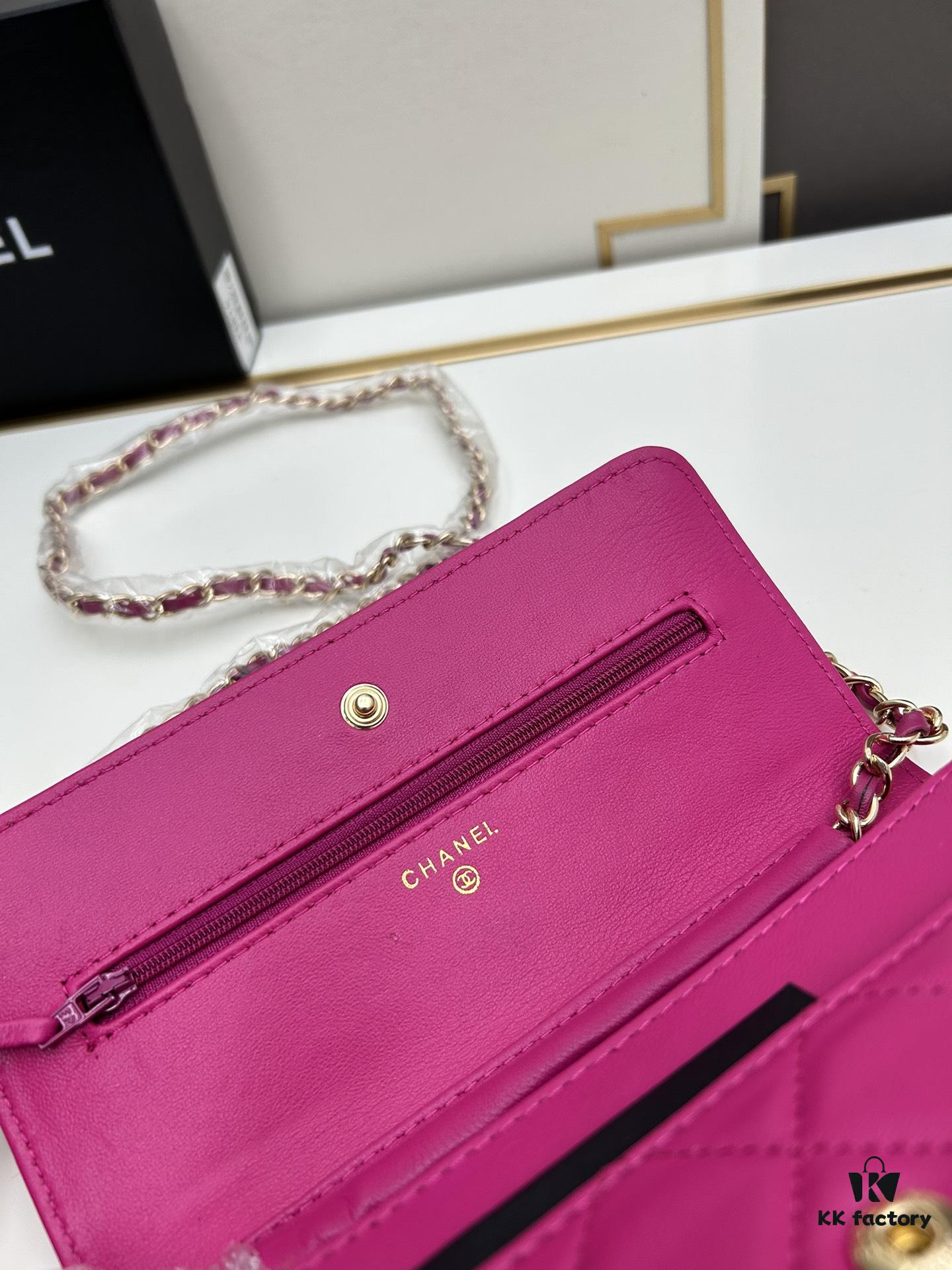 Chanel WOC Classic Fortune Bag with Box (33814 Lambskin) - Can Be Worn Crossbody, Shoulder or as Clutch