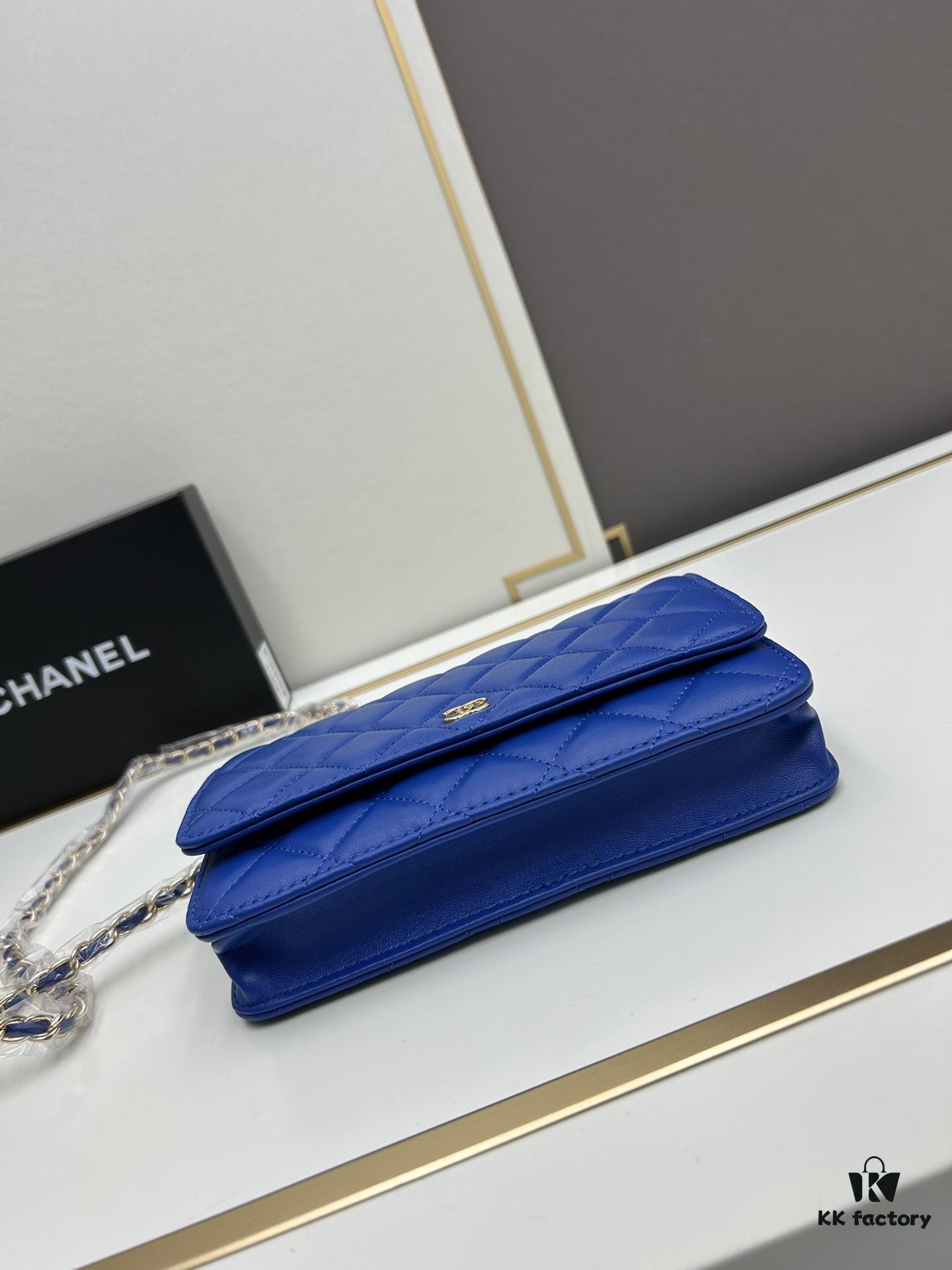 Chanel WOC Classic Fortune Bag with Box (33814 Lambskin) 🔔🔥 Adjustable Crossbody & Shoulder Strap, Chain Can Be Hidden Inside for Clutch Use