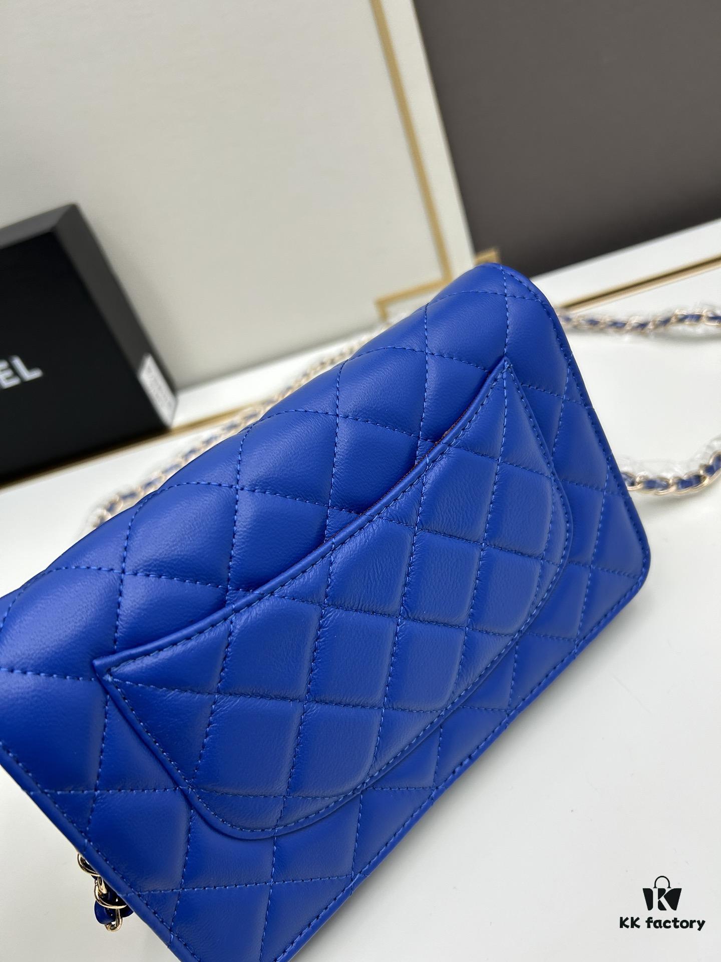 Chanel WOC Classic Fortune Bag with Box (33814 Lambskin) 🔔🔥 Adjustable Crossbody & Shoulder Strap, Chain Can Be Hidden Inside for Clutch Use