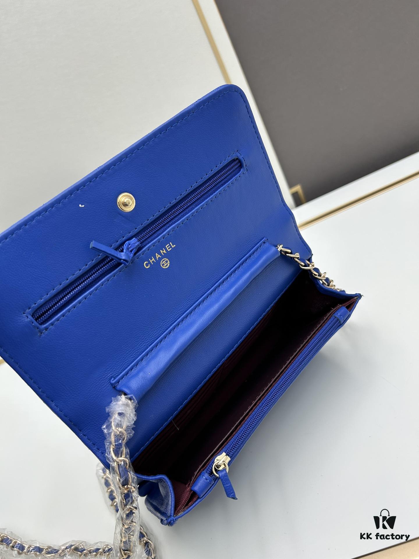 Chanel WOC Classic Fortune Bag with Box (33814 Lambskin) 🔔🔥 Adjustable Crossbody & Shoulder Strap, Chain Can Be Hidden Inside for Clutch Use