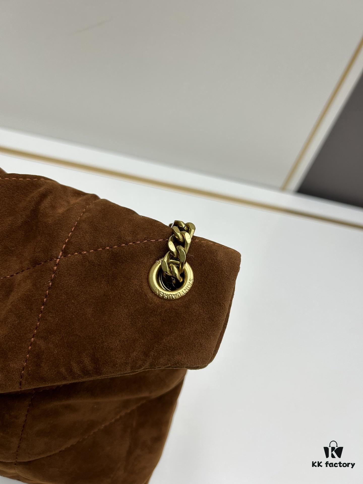 New Arrival with Box ||| YSL Loulou Puffer Bag - Soft Quilted Calfskin Shoulder Bag, Popular Style Worn by Yang Mi and BLACKPINK