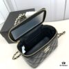 Chanel 24P Arrival! Stunning Pearl-Handled Bag in Black Oil-Waxed Leather