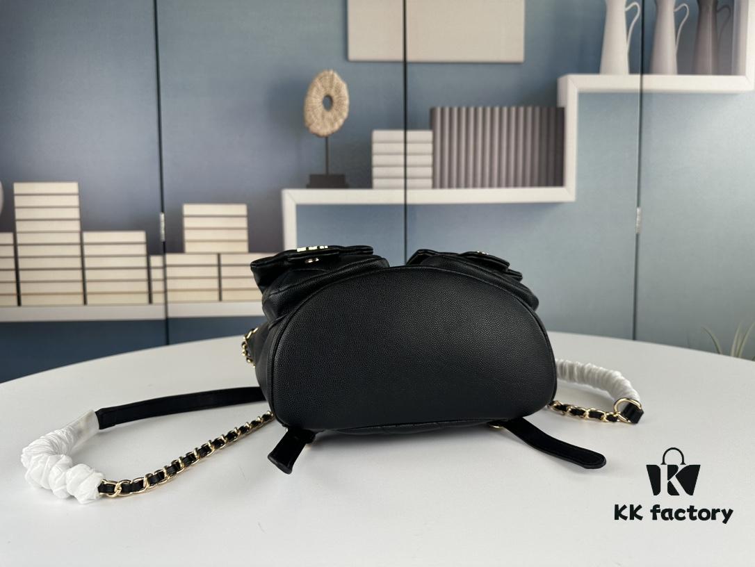 New Chanel 23P Little Frog Posterior Chanel Backpack – Perfect for Travel and Stylish Pairing!