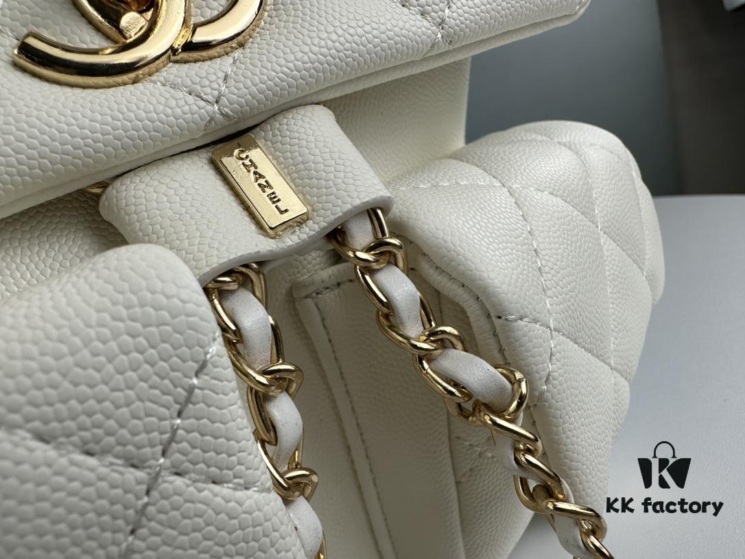 New Chanel 23P Small Frog Post-Chanel Backpack – Perfect for Travel and Stylish Outfits!