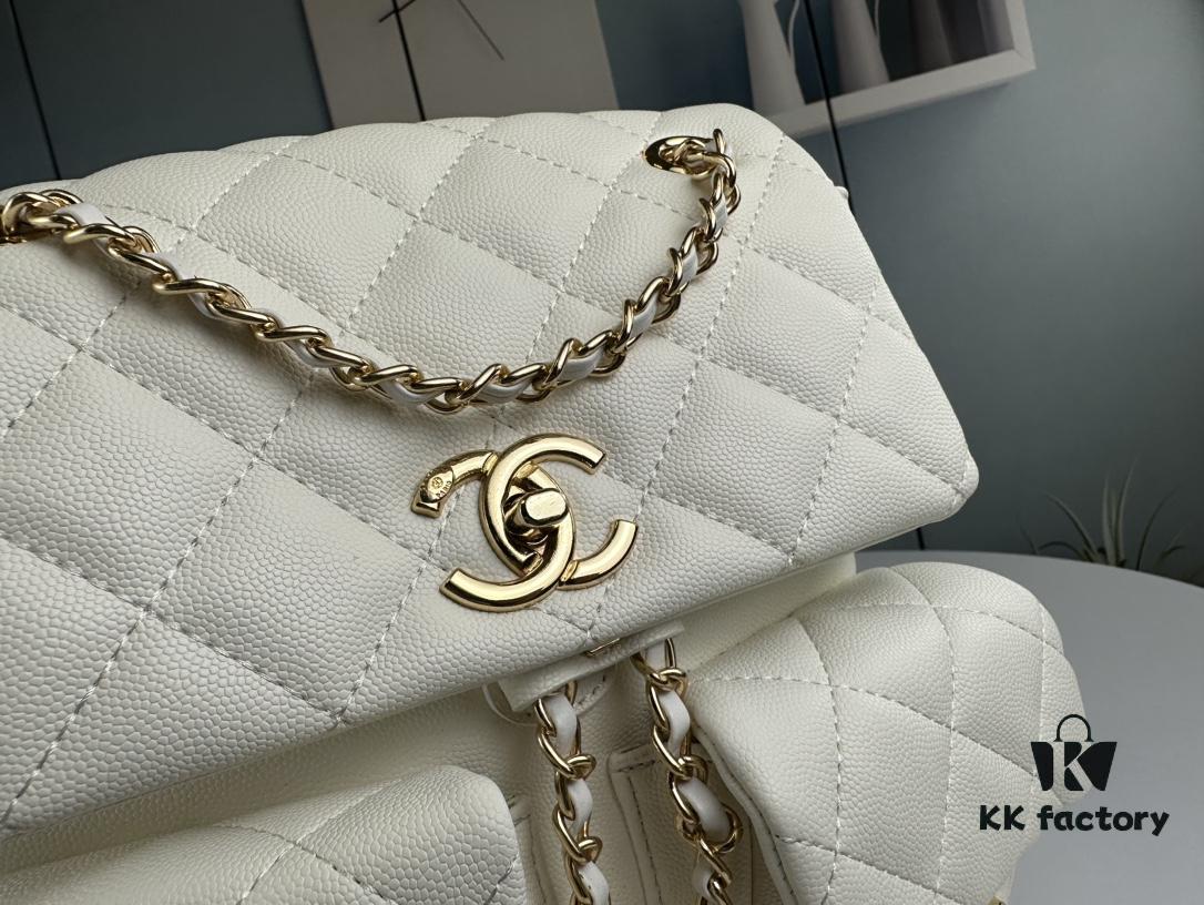 New Chanel 23P Small Frog Post-Chanel Backpack – Perfect for Travel and Stylish Outfits!