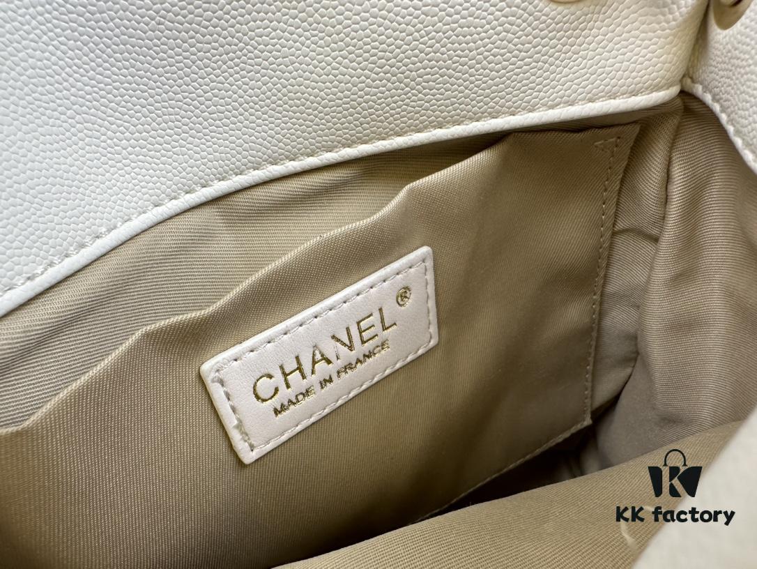 New Chanel 23P Small Frog Post-Chanel Backpack – Perfect for Travel and Stylish Outfits!