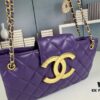 New Arrival Large 210 Small 200 40,000+ Followers Chanel 24C Retro Oversized Logo Horizontal Chain Bag