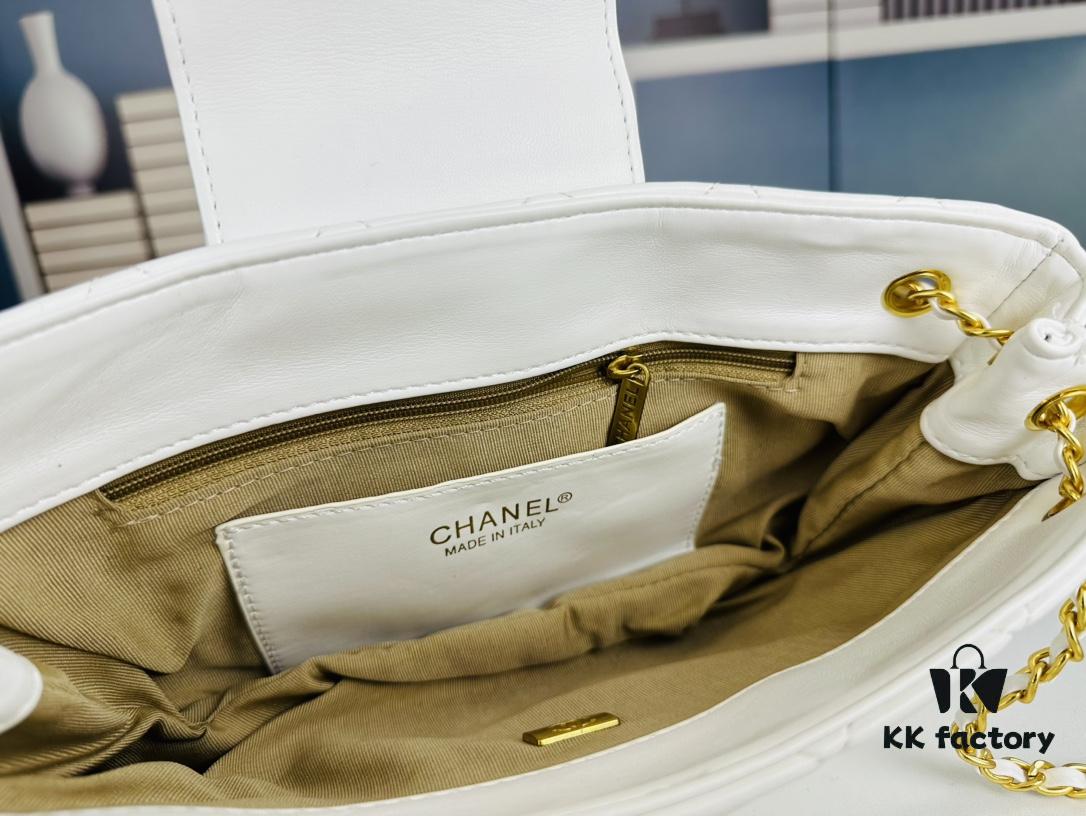 New Arrival Large Size 210 Small Size 200 40,000+ into Chanel 24C Retro Oversized Logo Horizontal Chain Bag