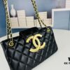 New Arrival Large 210 Small 200 4W+ Likes Chanel 24C Retro Oversized Logo Horizontal Chain Bag