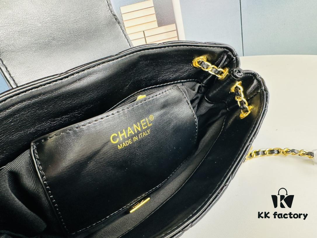 New Arrival Large 210 Small 200 4W+ Likes Chanel 24C Retro Oversized Logo Horizontal Chain Bag