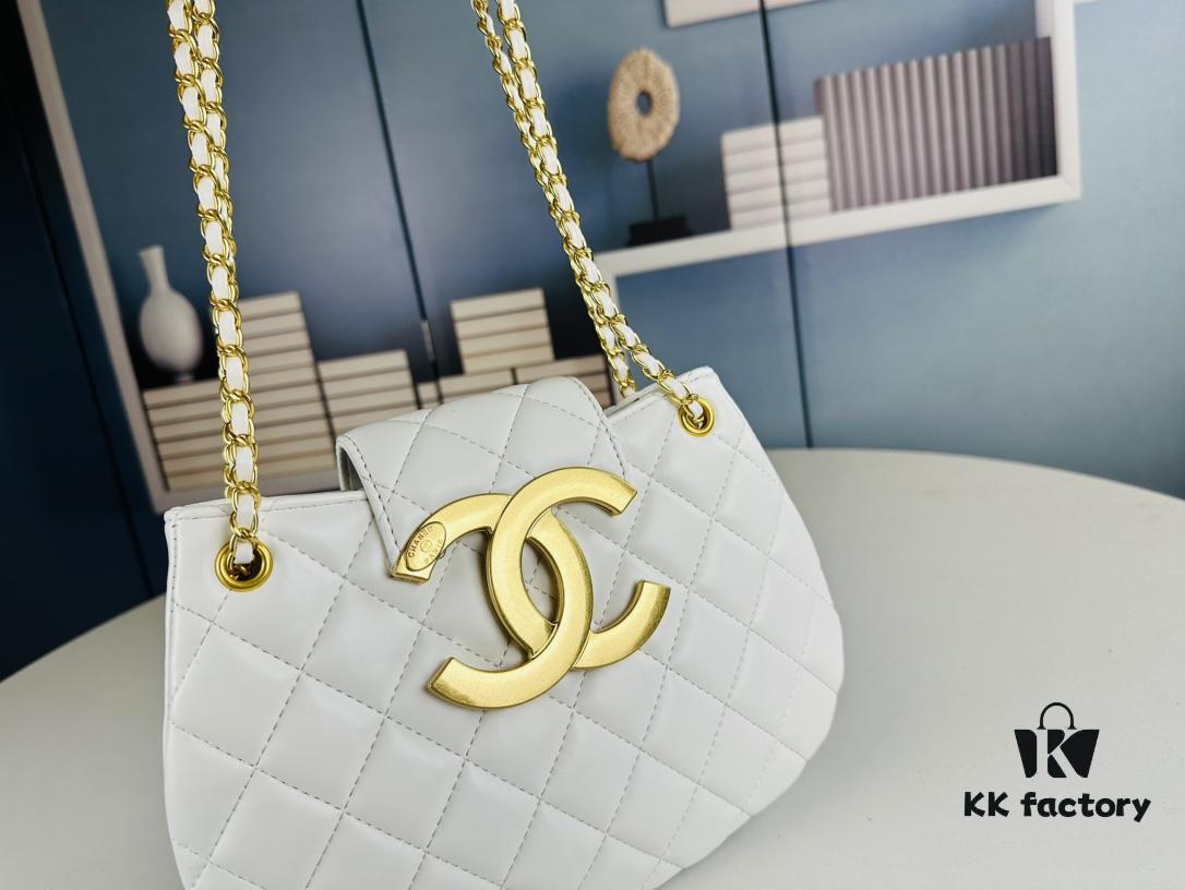 Large Chanel 24C Vintage Messenger Bag