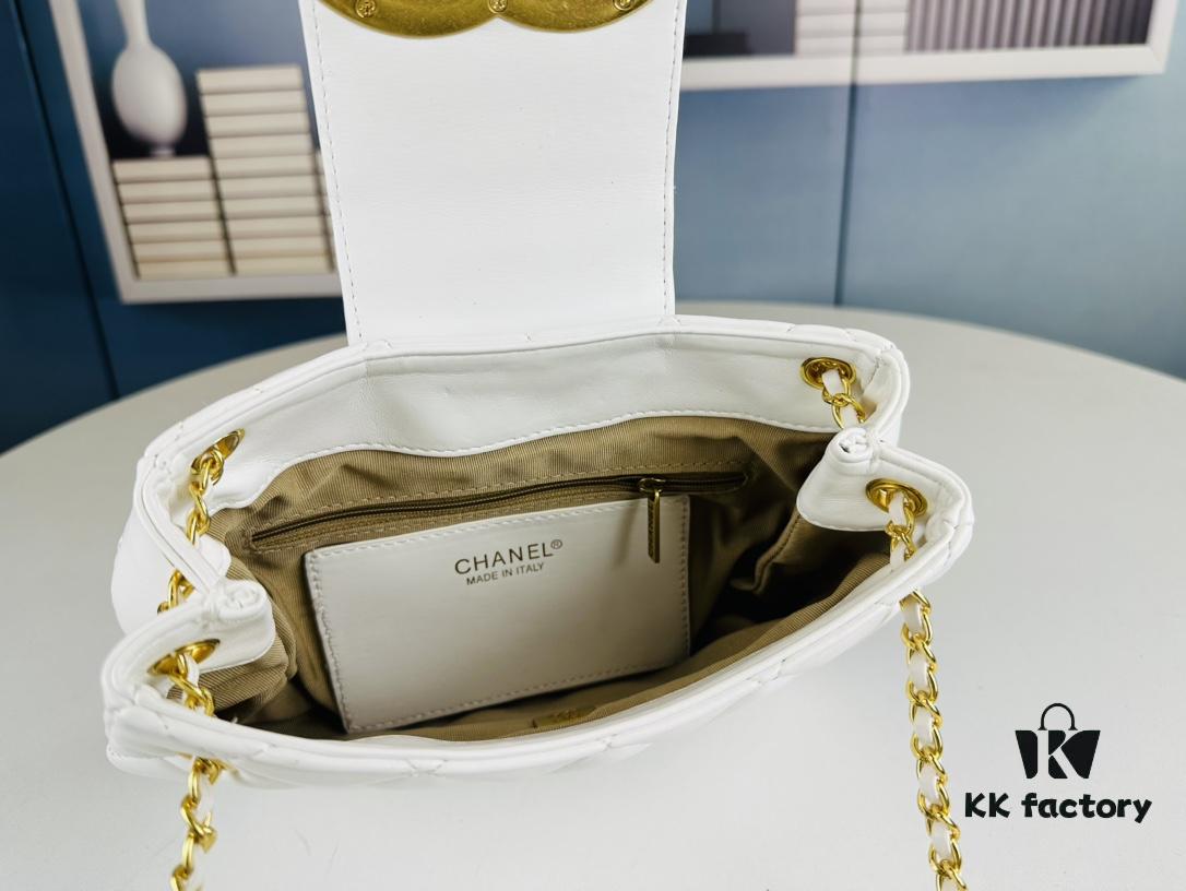 Large Chanel 24C Vintage Messenger Bag