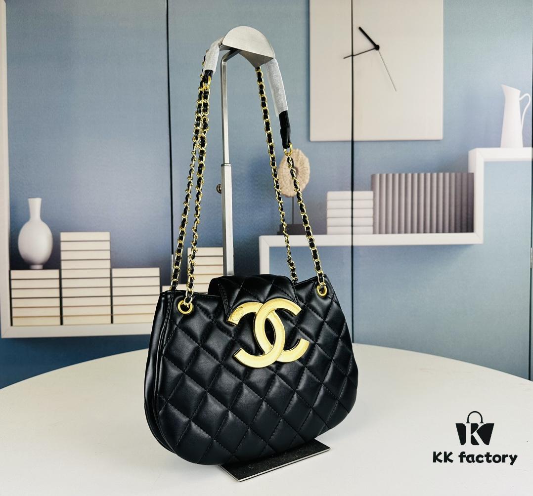 Large Chanel 24C Vintage Messenger Bag