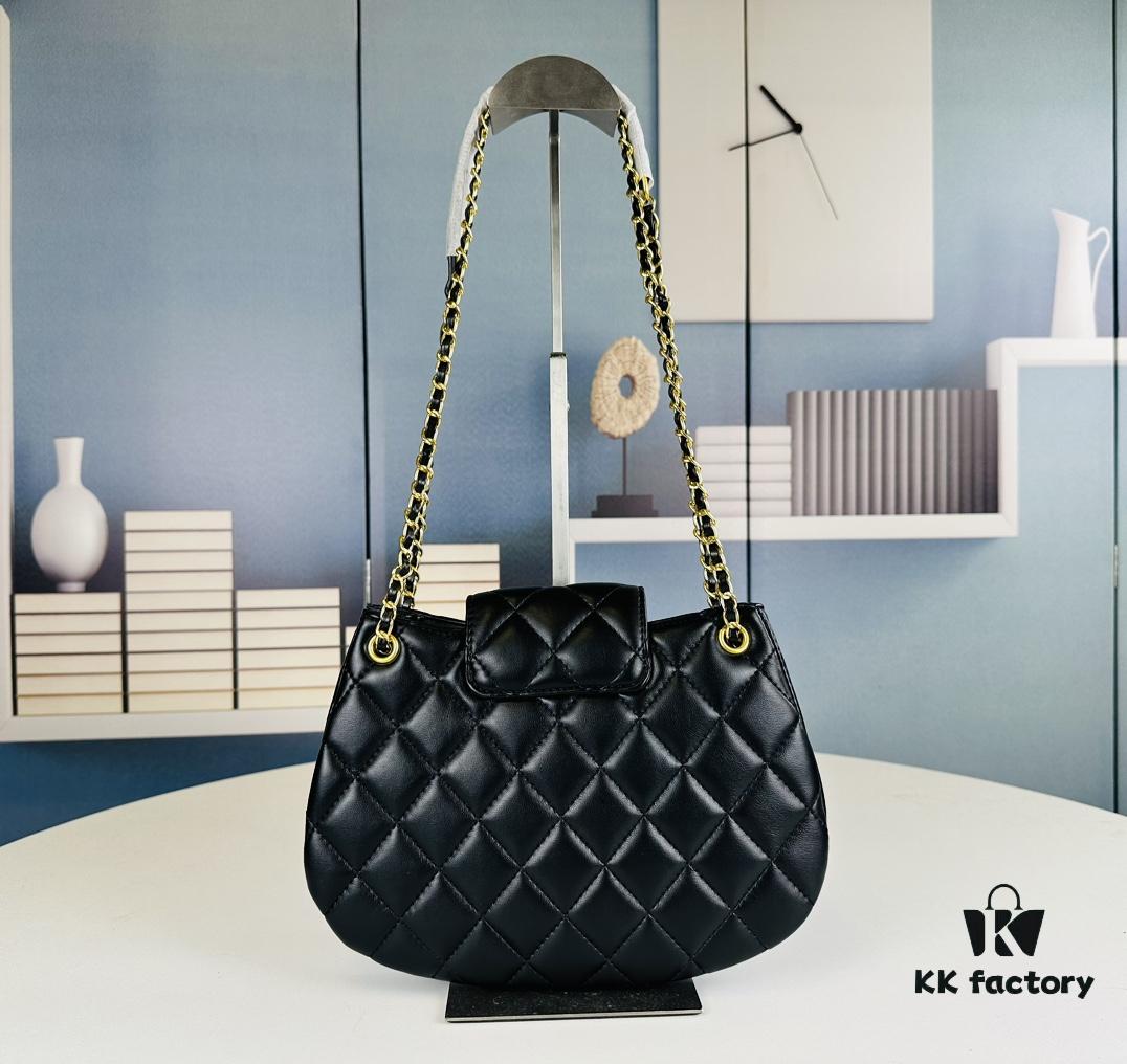 Large Chanel 24C Vintage Messenger Bag