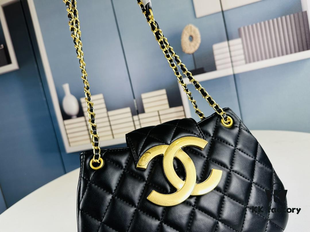 Large Chanel 24C Vintage Messenger Bag