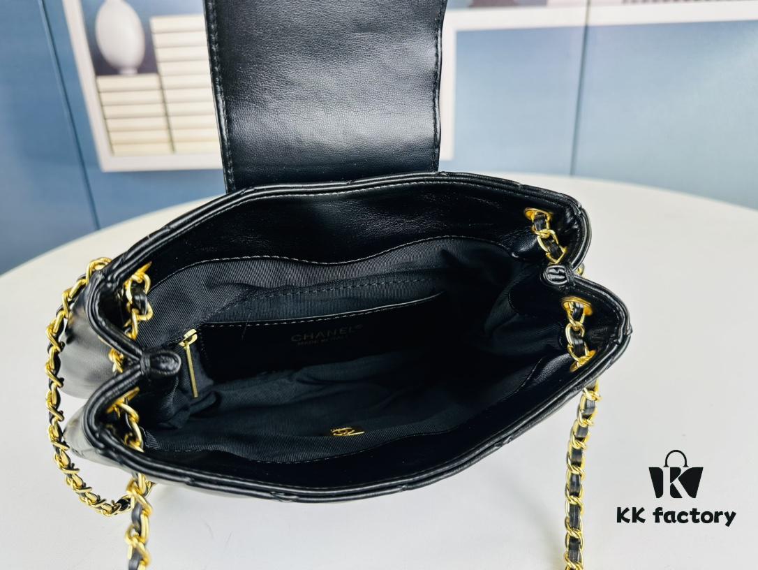 Large Chanel 24C Vintage Messenger Bag