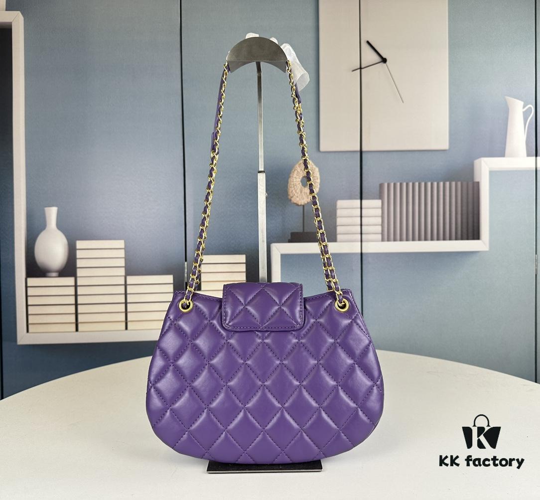 Large Chanel 24C Vintage Messenger Bag