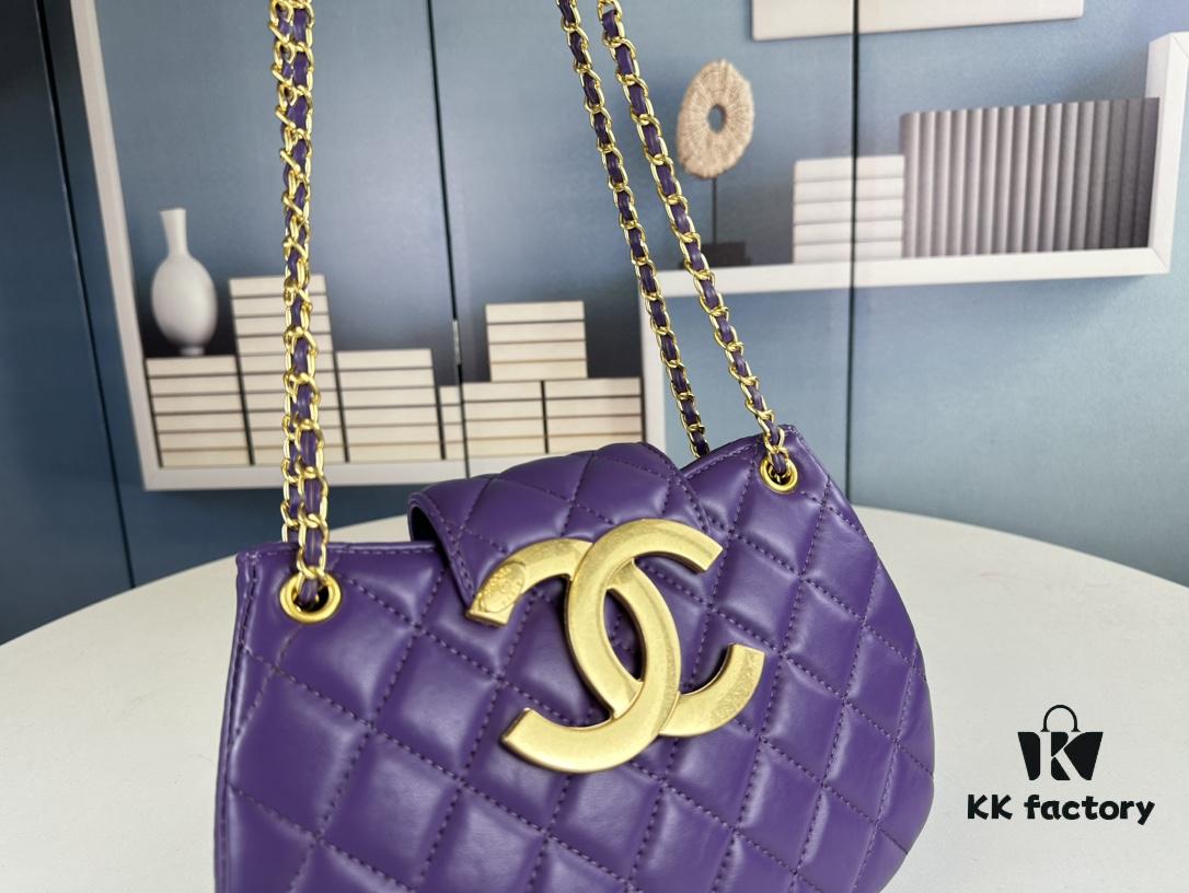 Large Chanel 24C Vintage Messenger Bag