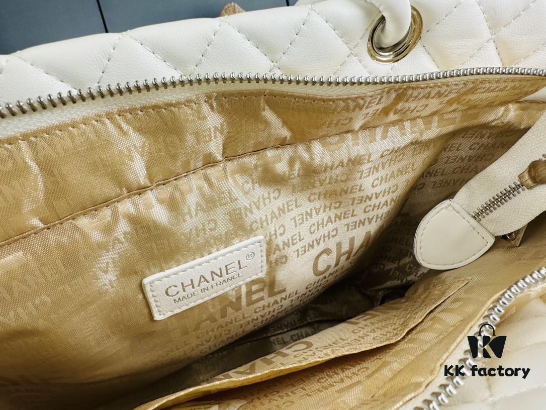 New Chanel Panda Carry Basket Bag in Classic Black and White