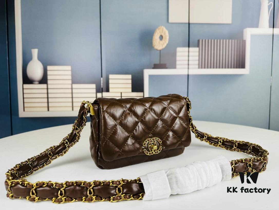 New Arrival Today's Recommendation | Chanel 23k Thick Chain Square Flap Bag