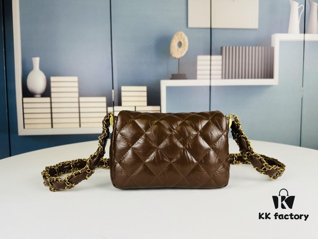 New Arrival Today's Recommendation | Chanel 23k Thick Chain Square Flap Bag