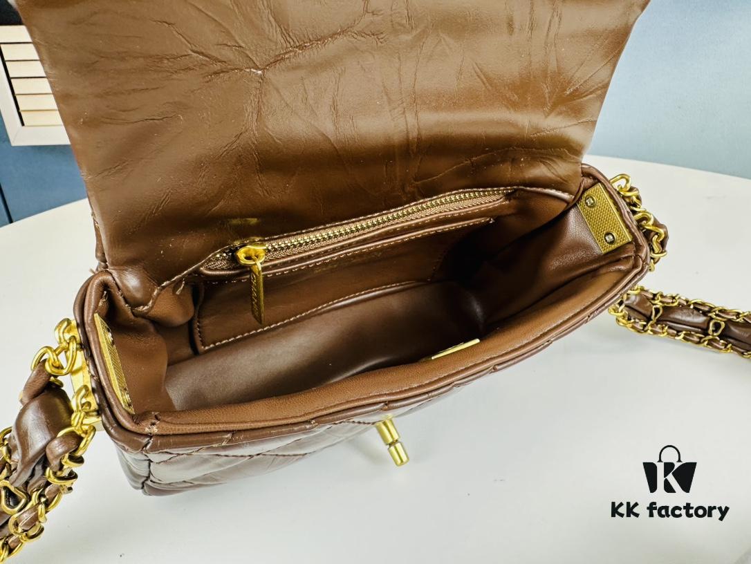 New Arrival Today's Recommendation | Chanel 23k Thick Chain Square Flap Bag