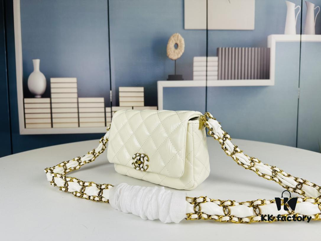 New Arrival Today's Recommendation | Chanel 23k Thick Chain Square Flap Bag