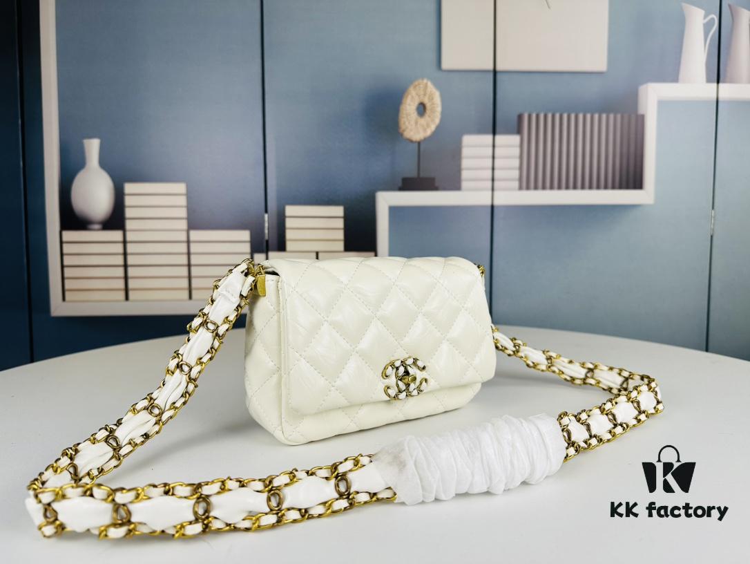 New Arrival Today's Recommendation | Chanel 23k Thick Chain Square Flap Bag