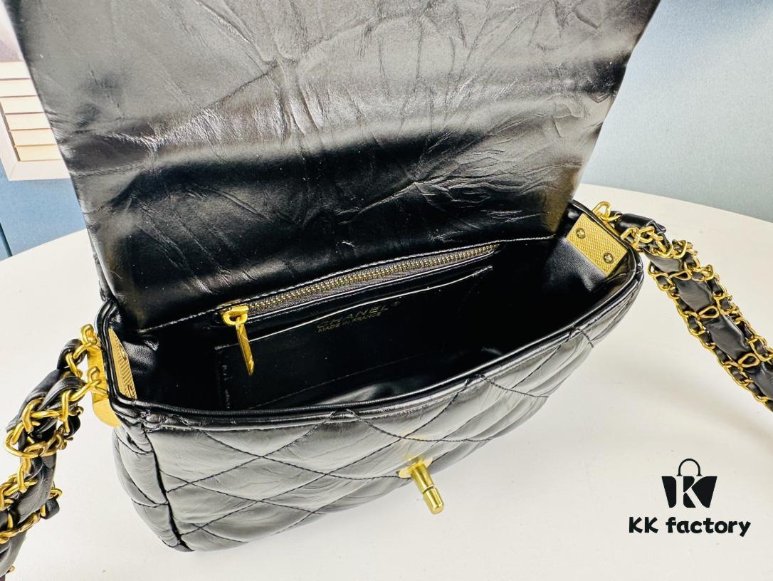 New Arrival Today's Recommendation | Chanel 23k Chunky Chain Square Bag