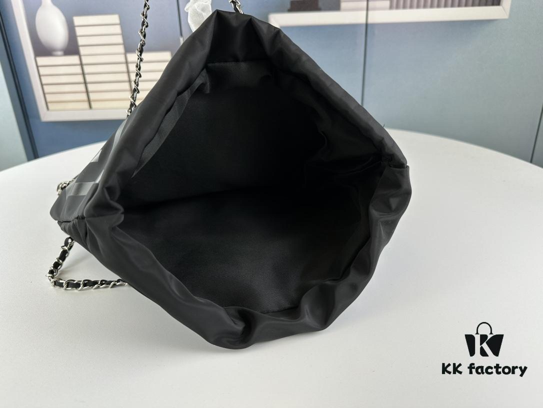 New Arrival! Jennie's Style Chanel Nylon Backpack Black