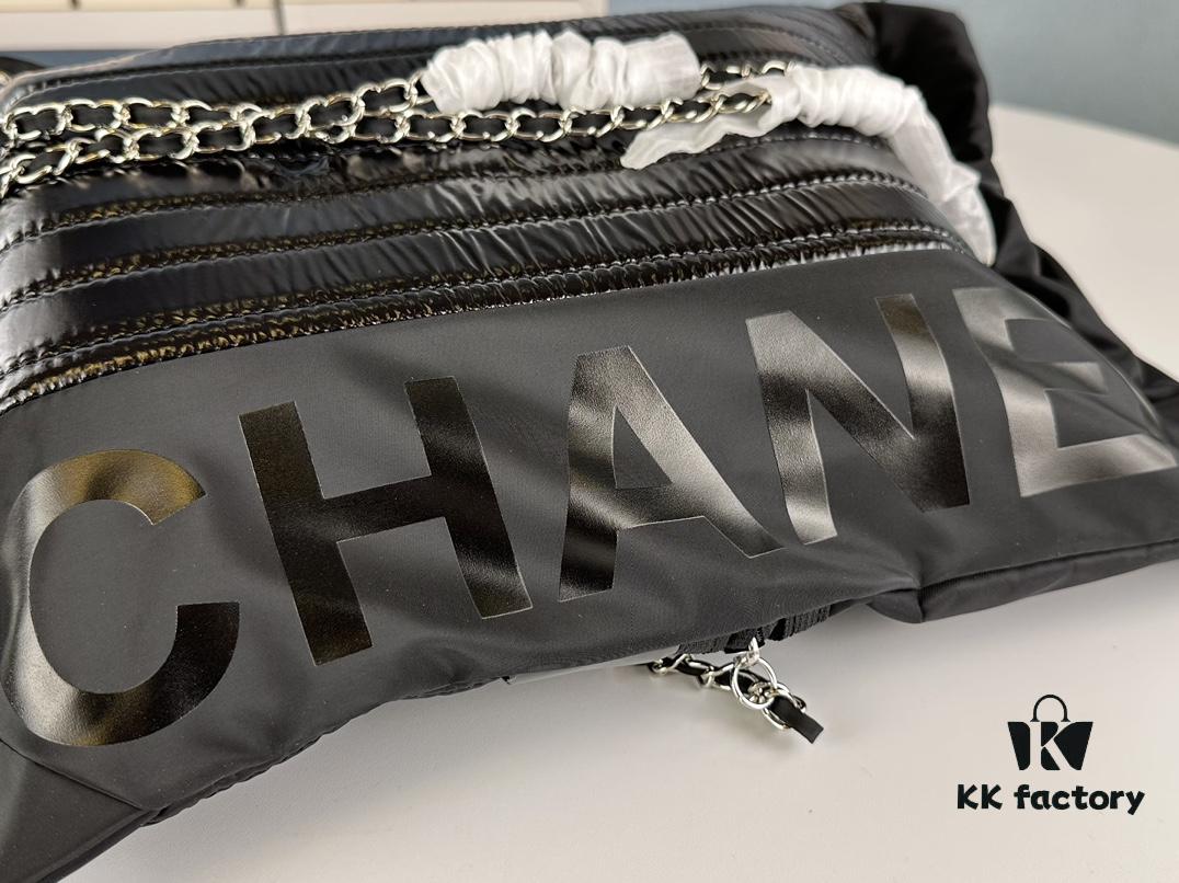 New Arrival! Jennie's Style Chanel Nylon Backpack Black