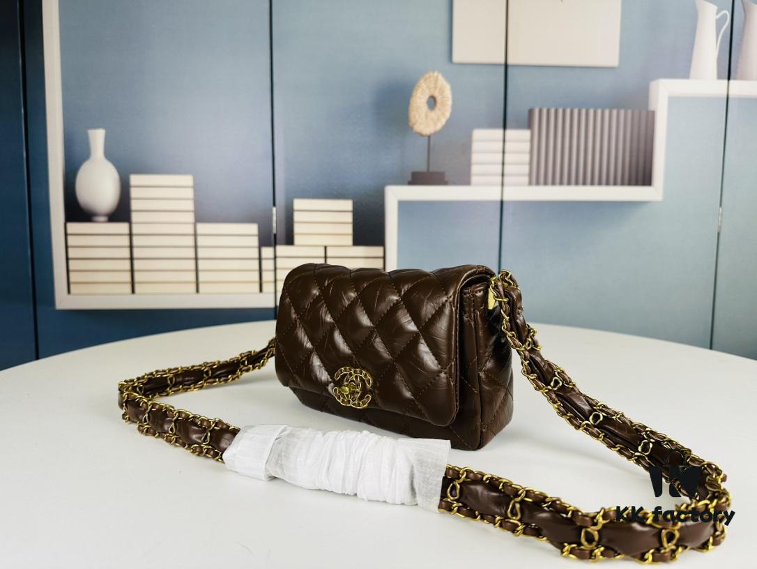 New Arrival Today's Recommendation | Chanel 23k Thick Chain Square Flap Bag