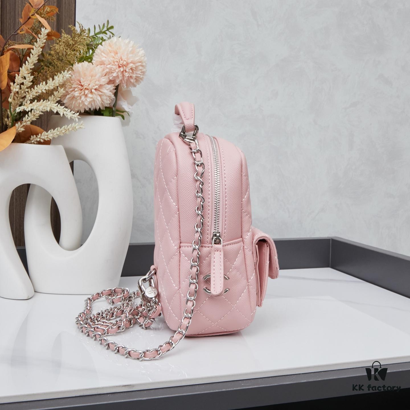 New Arrival Chanel 24C Mini Denim Backpack – A Stylish and Charming Crossbody Bag