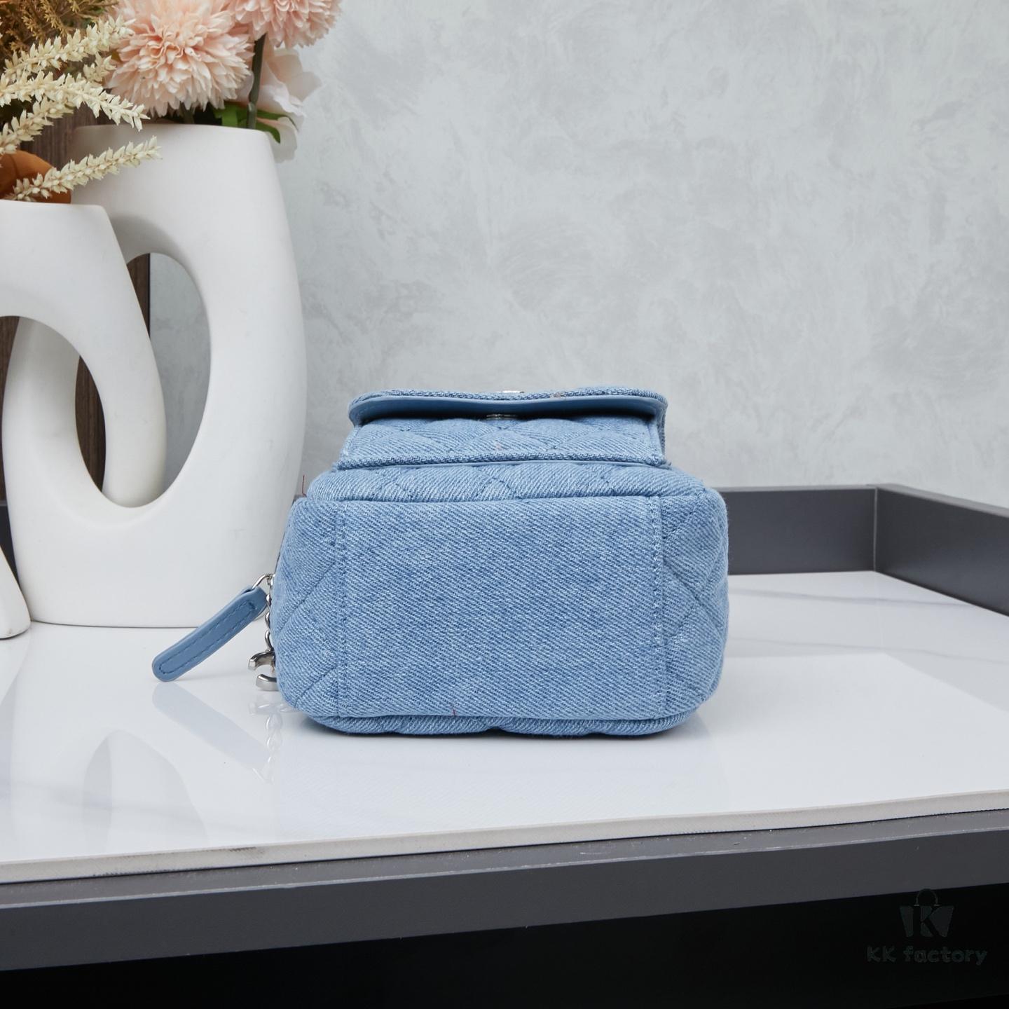 New Arrival Chanel 24C Mini Denim Backpack – A Cute and Stylish Shoulder Bag