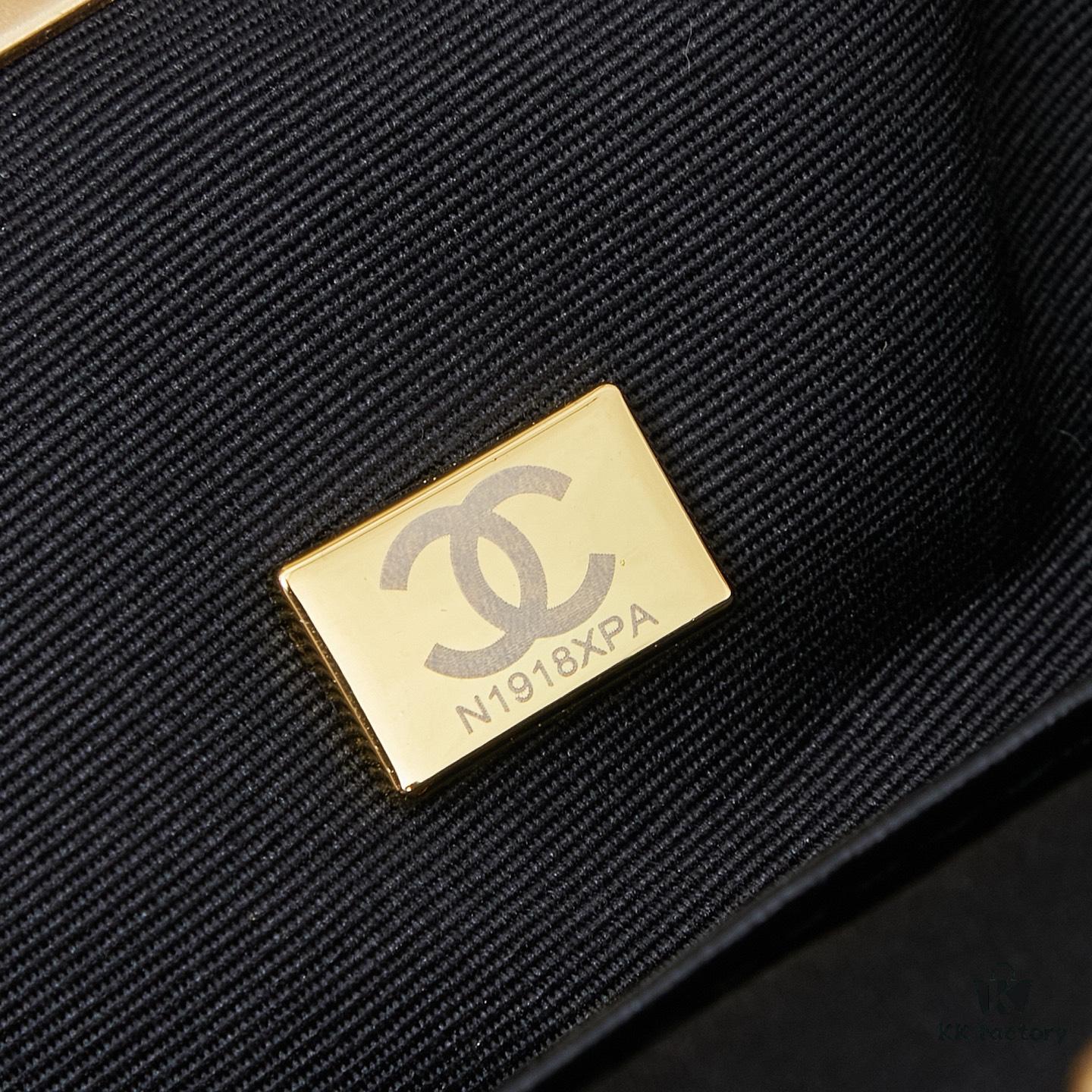 New Arrival with Box Chanel 24A Bow Frog-Mouth Bag So Cute!