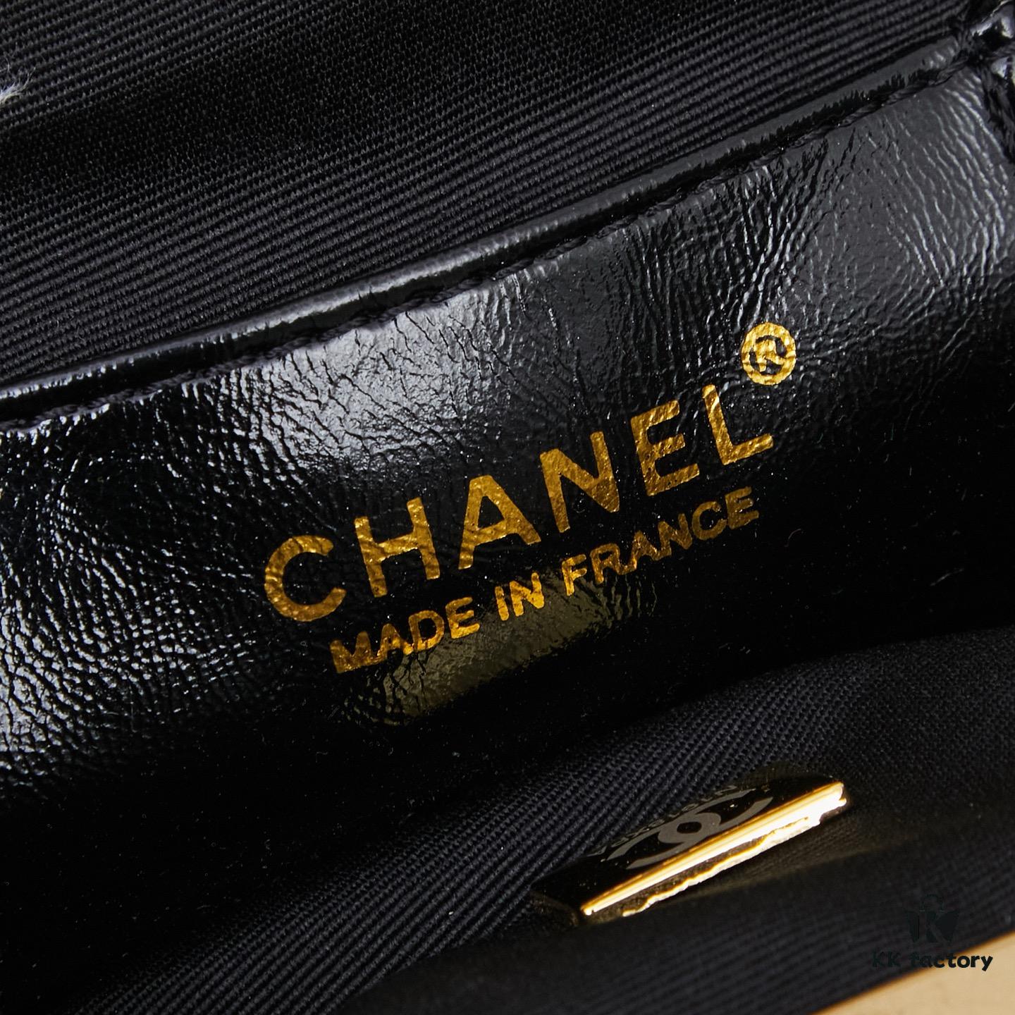 New Arrival with Box Chanel 24A Bow Frog-Mouth Bag So Cute!