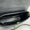 CHANEL 25P New Handle Top Handle Bag Mini in Black and Gold Lambskin