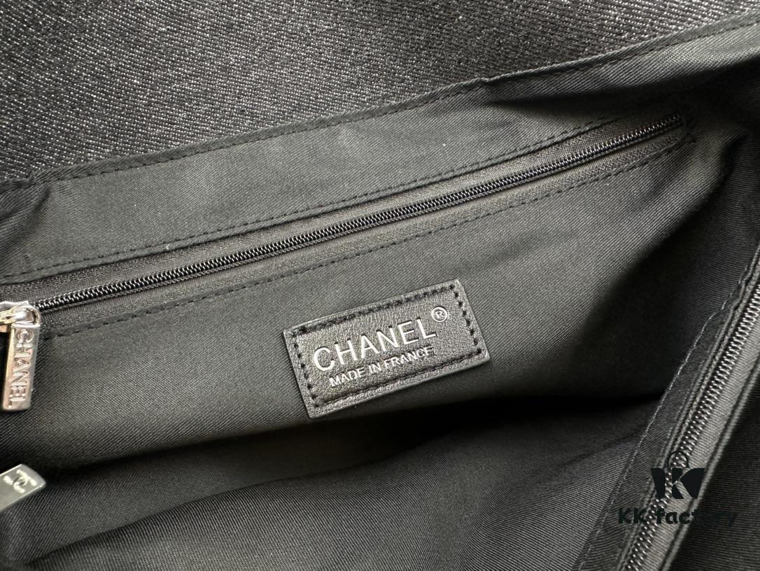 New Large Size Denim Chanel Airport Bag – A Must-Have Fashion Statement