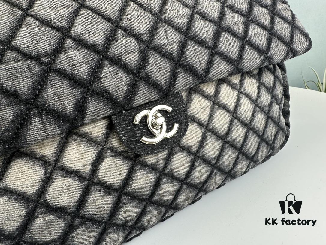 New Large Size Denim Chanel Airport Bag – A Must-Have Fashion Statement