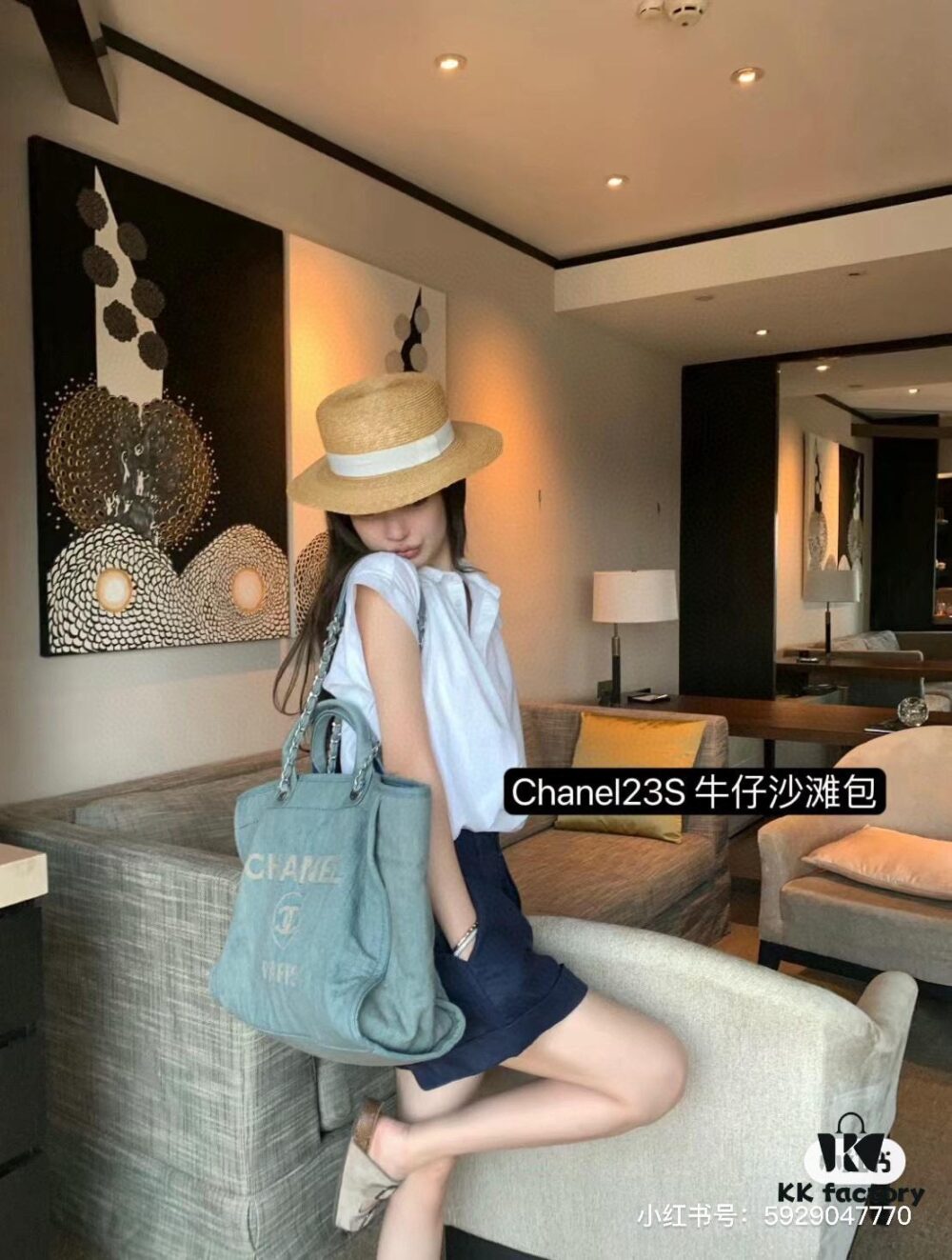 New Arrival 💙 Who Doesn't Have a Chanel Beach Bag Yet? 🏖️