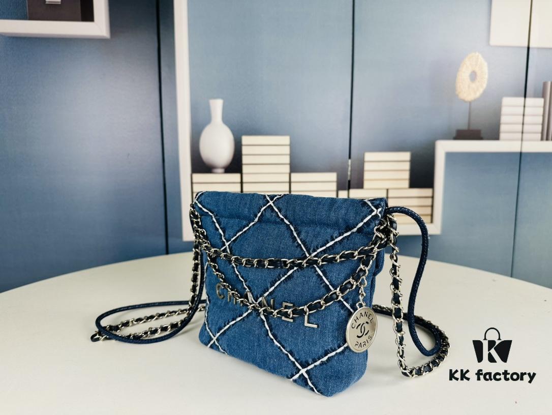 Mini New Chanel 22 Bag in Denim | The Season of Falling for Denim Again