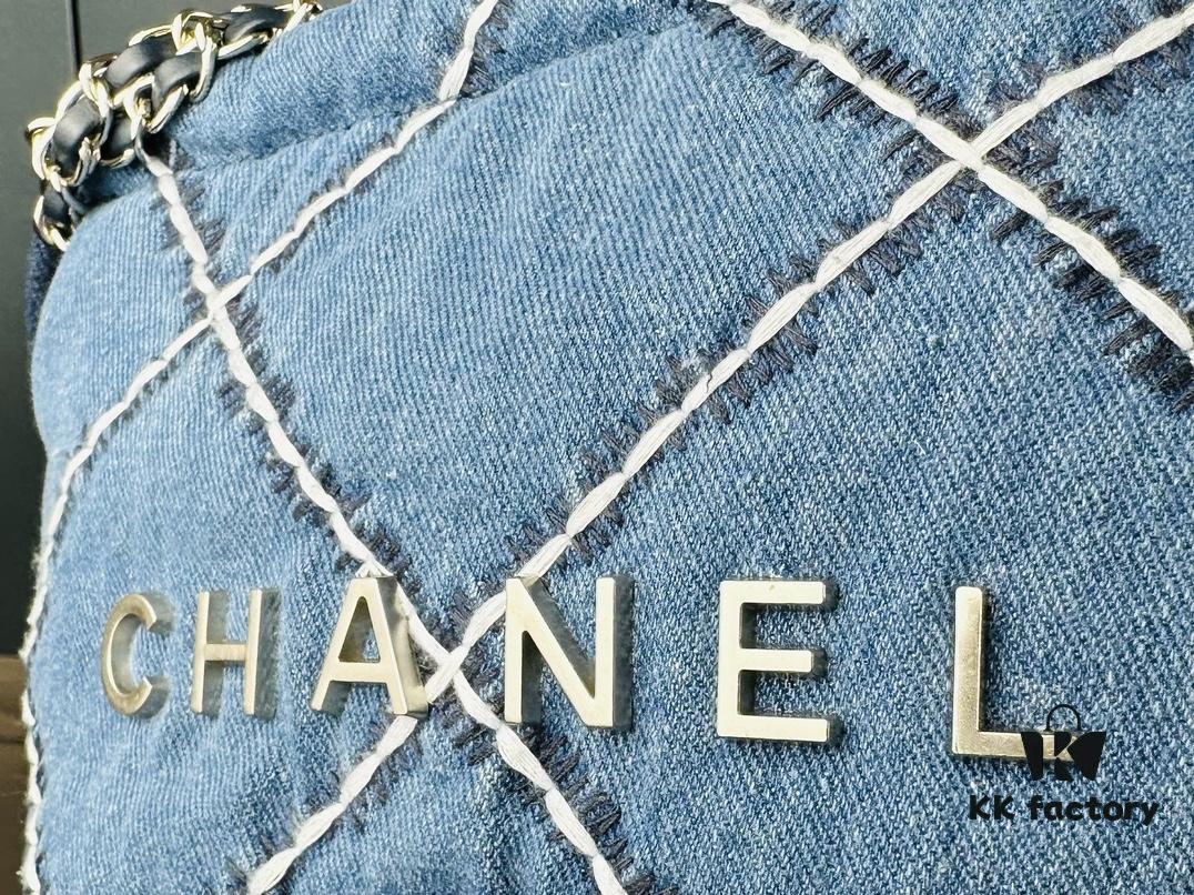 Mini New Chanel 22 Bag in Denim | The Season of Falling for Denim Again